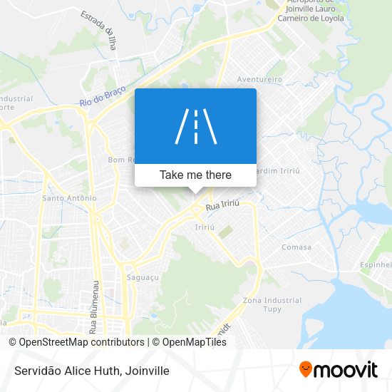 Servidão Alice Huth map