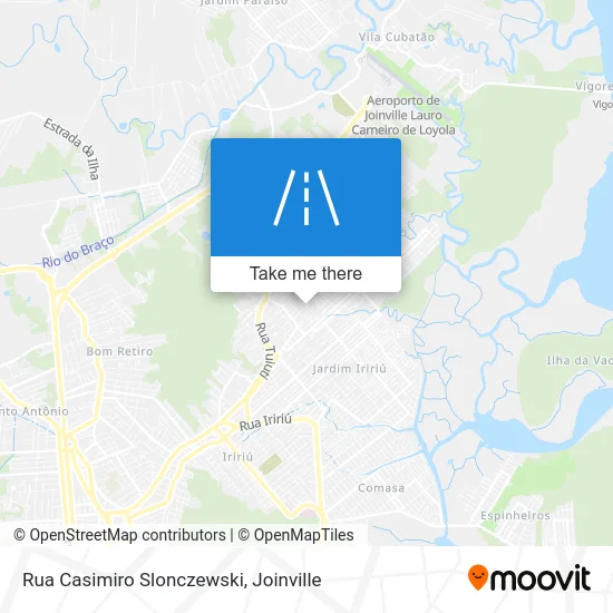 Rua Casimiro Slonczewski map