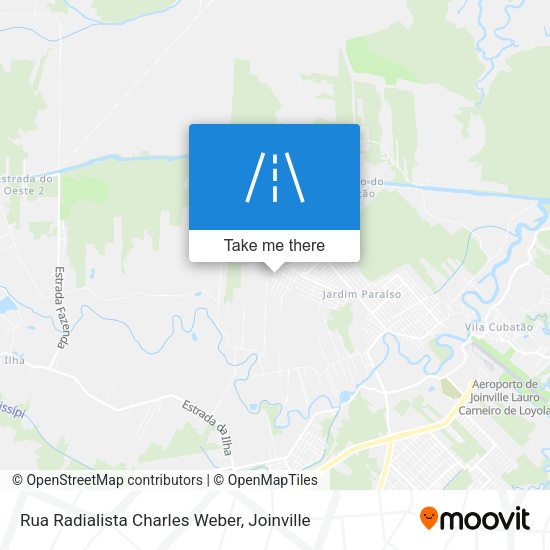 Rua Radialista Charles Weber map
