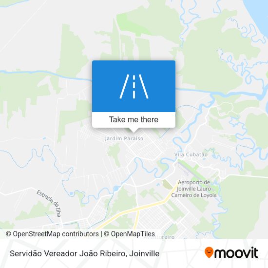 Servidão Vereador João Ribeiro map