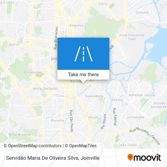 Servidão Maria De Oliveira Silva map