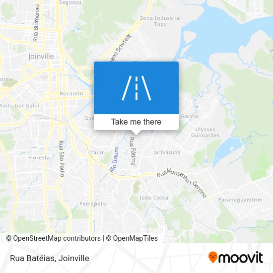 Rua Batéias map