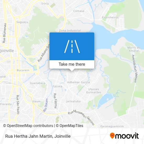 Rua Hertha Jahn Martin map