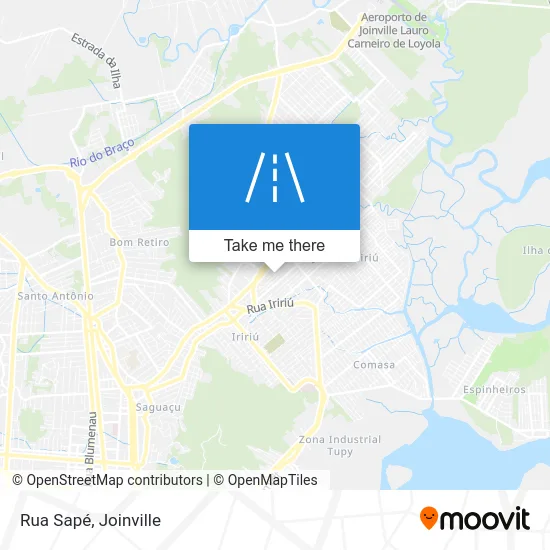 Rua Sapé map
