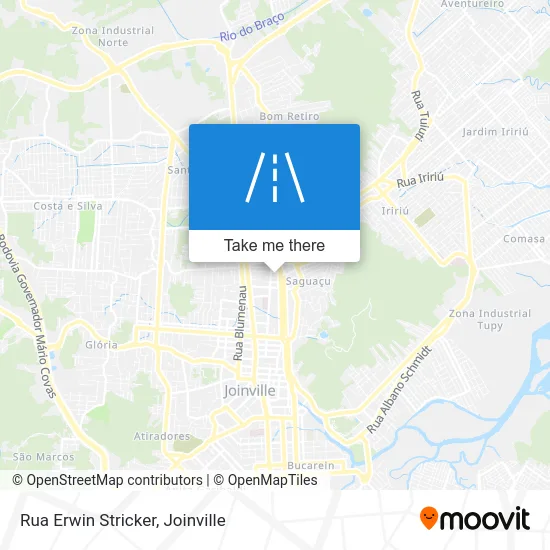 Rua Erwin Stricker map