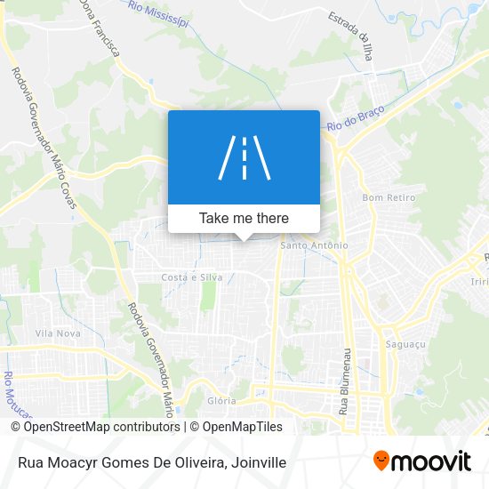 Rua Moacyr Gomes De Oliveira map