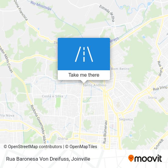 Rua Baronesa Von Dreifuss map