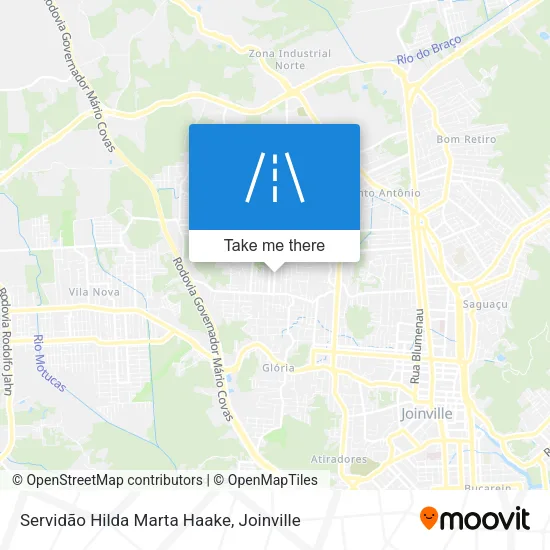 Servidão Hilda Marta Haake map