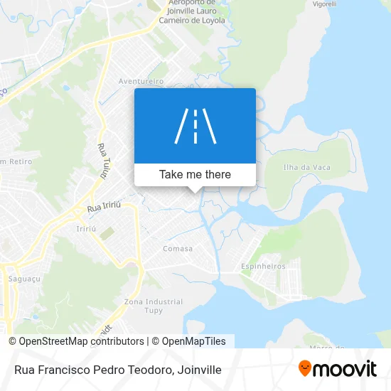 Rua Francisco Pedro Teodoro map