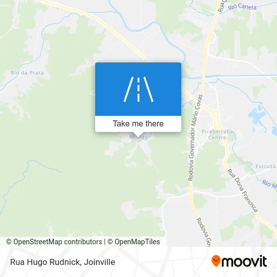 Rua Hugo Rudnick map