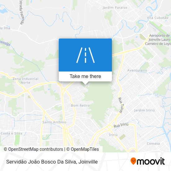 Servidão João Bosco Da Silva map