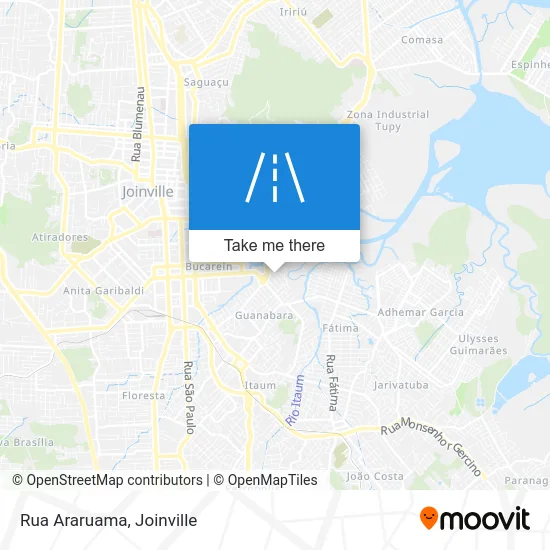 Rua Araruama map