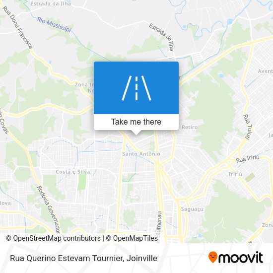 Rua Querino Estevam Tournier map