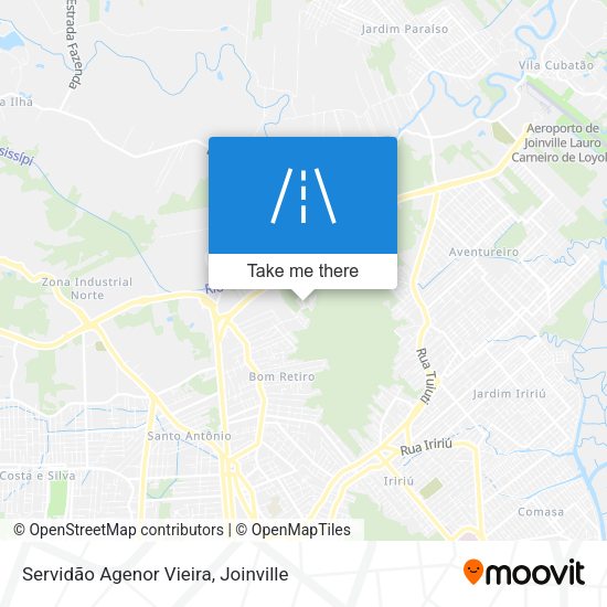 Servidão Agenor Vieira map