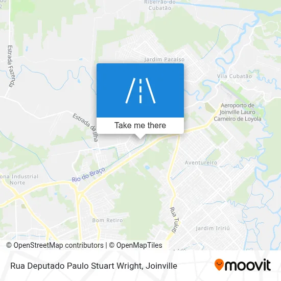 Rua Deputado Paulo Stuart Wright map