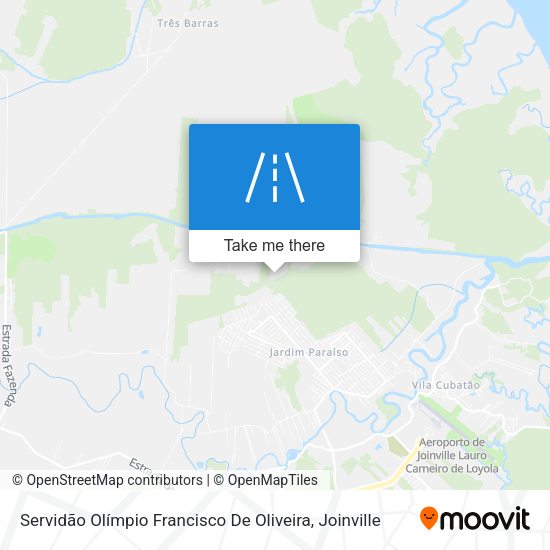 Servidão Olímpio Francisco De Oliveira map