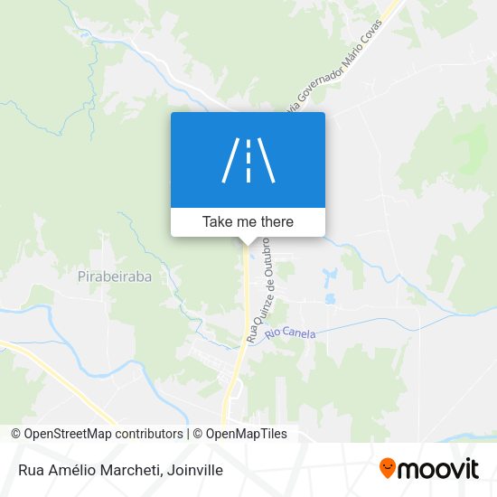 Rua Amélio Marcheti map