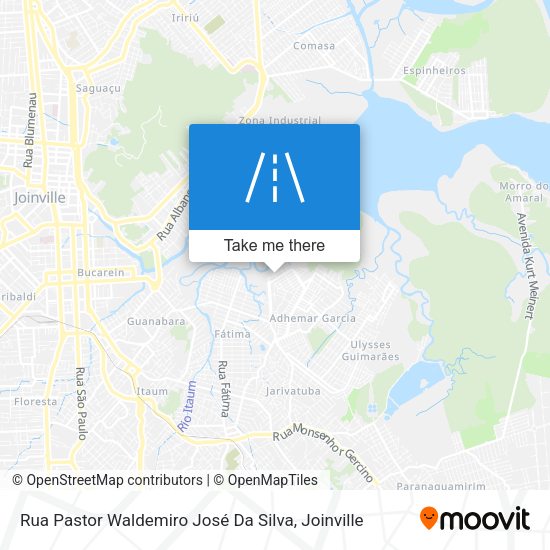 Rua Pastor Waldemiro José Da Silva map