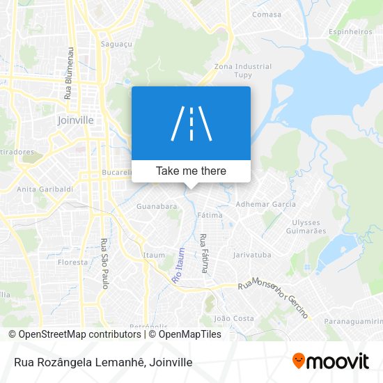 Rua Rozângela Lemanhê map