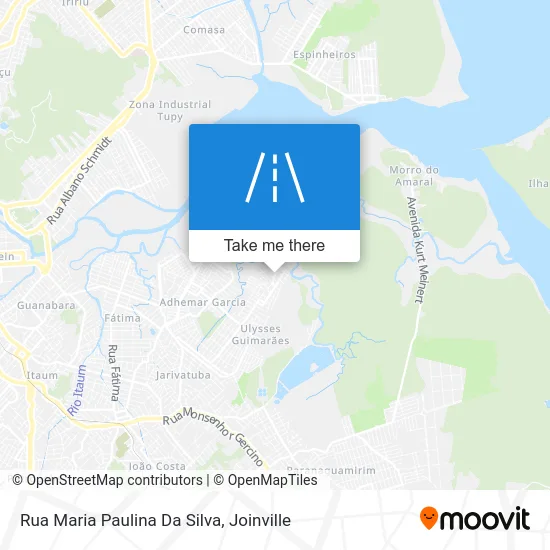 Rua Maria Paulina Da Silva map
