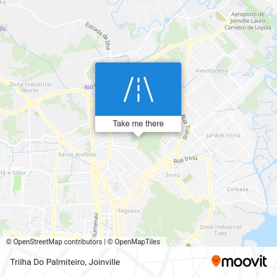 Trilha Do Palmiteiro map