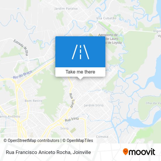Rua Francisco Aniceto Rocha map