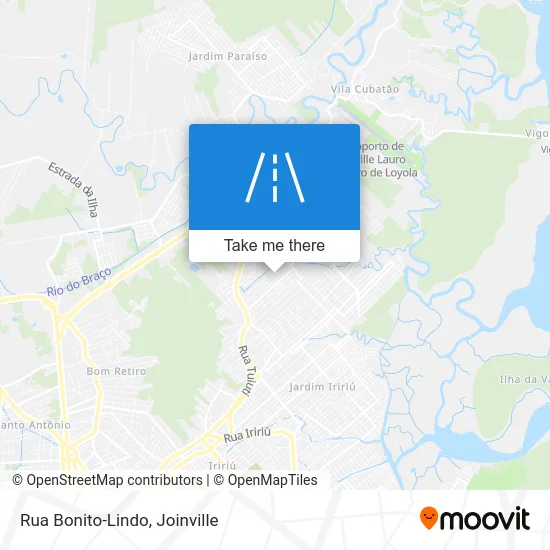 Rua Bonito-Lindo map