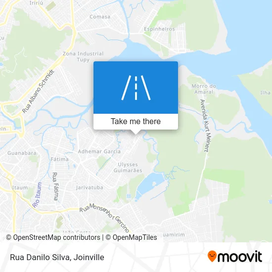 Rua Danilo Silva map