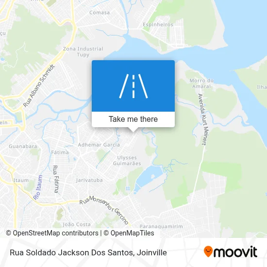Rua Soldado Jackson Dos Santos map
