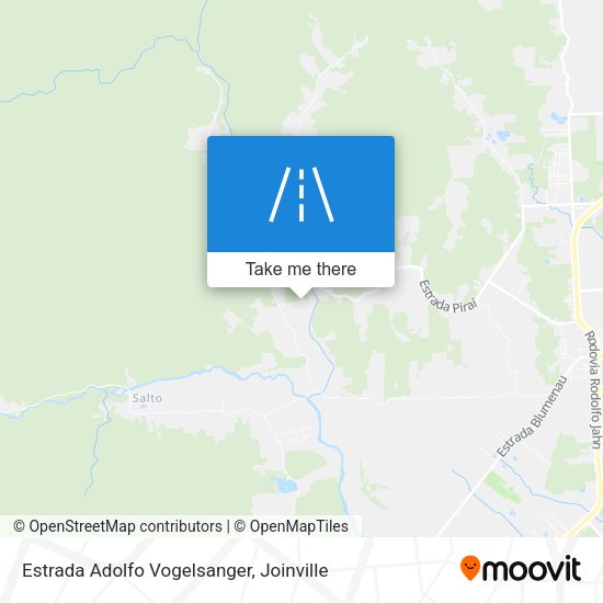 Estrada Adolfo Vogelsanger map