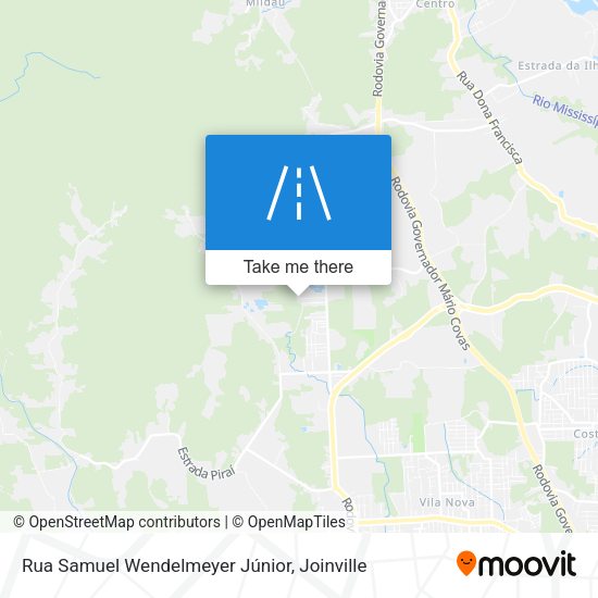 Rua Samuel Wendelmeyer Júnior map