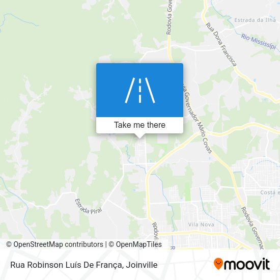 Rua Robinson Luís De França map