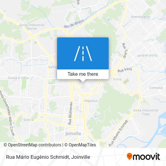 Rua Mário Eugênio Schmidt map