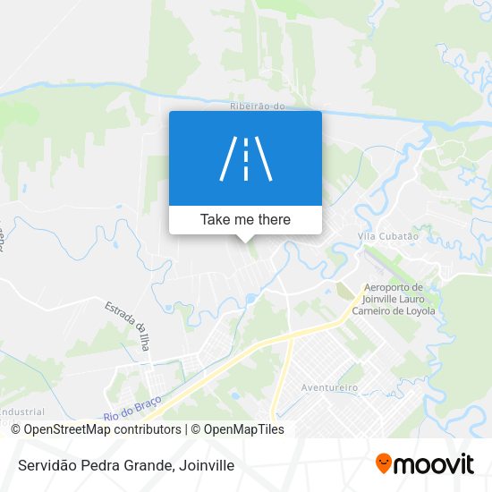 Servidão Pedra Grande map