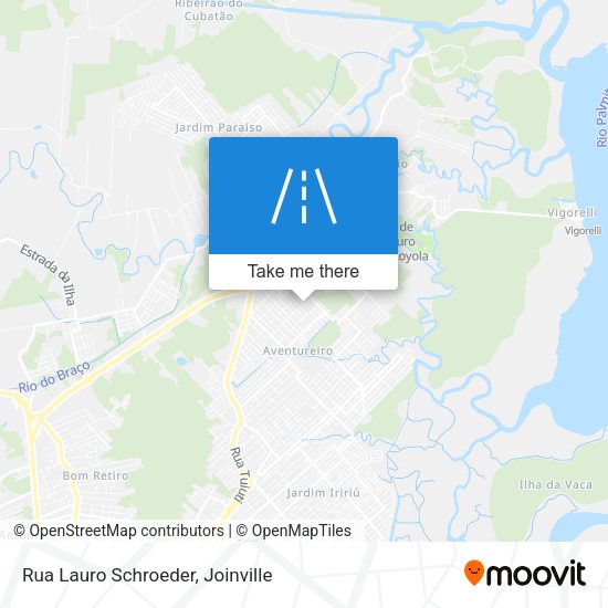 Rua Lauro Schroeder map