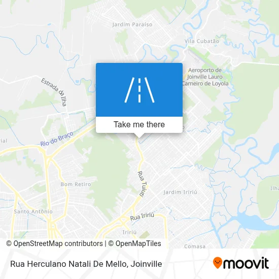 Rua Herculano Natali De Mello map