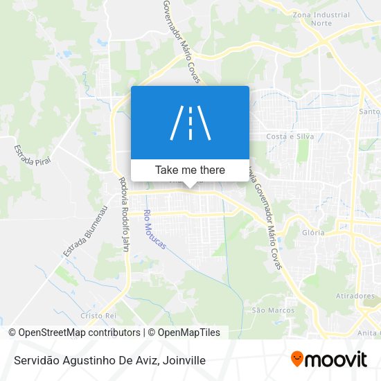 Servidão Agustinho De Aviz map