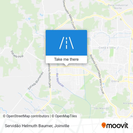 Servidão Helmuth Baumer map