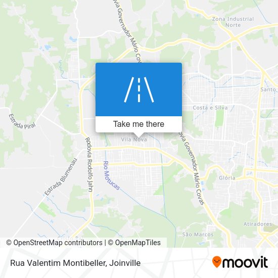 Rua Valentim Montibeller map
