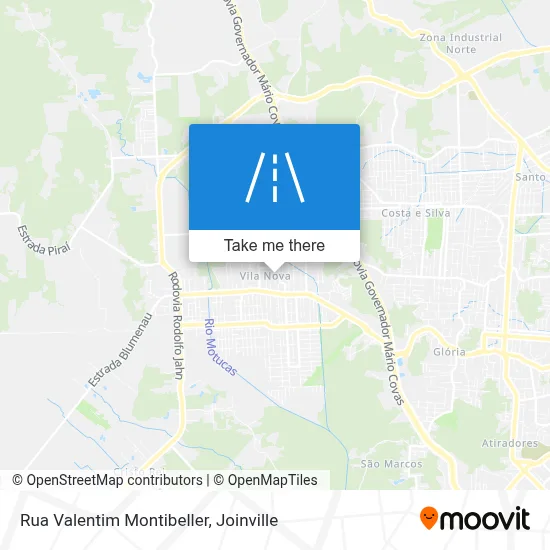 Rua Valentim Montibeller map