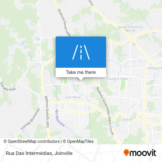 Rua Das Intermédias map