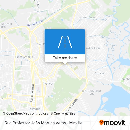 Rua Professor João Martins Veras map