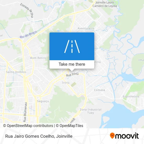 Rua Jairo Gomes Coelho map