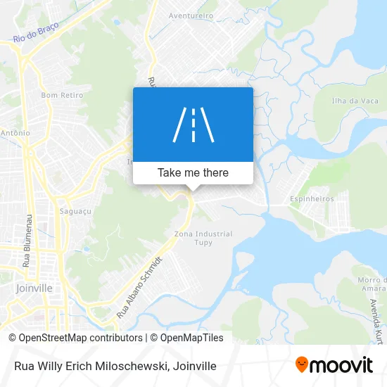 Rua Willy Erich Miloschewski map
