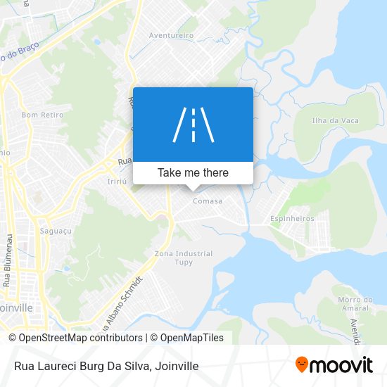Rua Laureci Burg Da Silva map