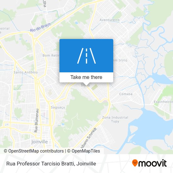 Rua Professor Tarcísio Bratti map