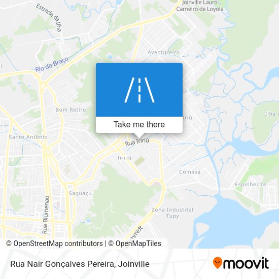 Rua Nair Gonçalves Pereira map