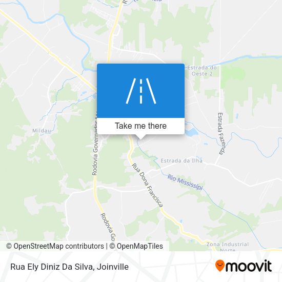 Rua Ely Diniz Da Silva map