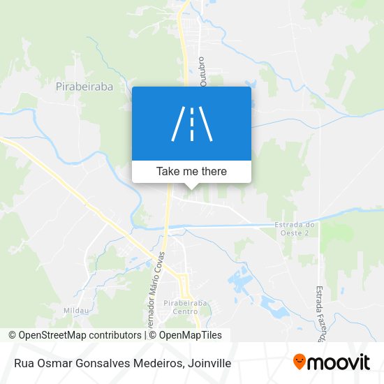 Rua Osmar Gonsalves Medeiros map