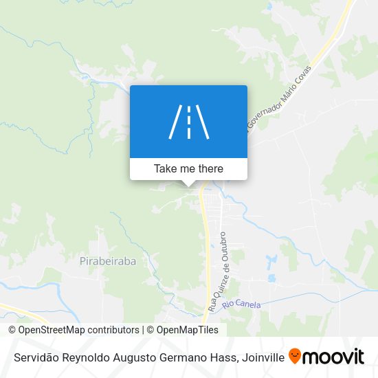 Servidão Reynoldo Augusto Germano Hass map
